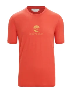 Merino Tech Lite Ii T-Shirt Ib Essential Logo Herren^Icebreaker Online