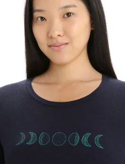 Merino Tech Lite Ii T-Shirt Moon Phase Damen^Icebreaker Discount
