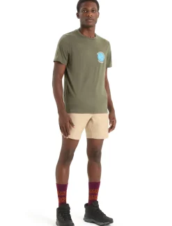 Merino Tech Lite Ii T-Shirt Earth Herren^Icebreaker Sale