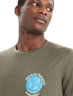 Merino Tech Lite Ii T-Shirt Earth Herren^Icebreaker Sale