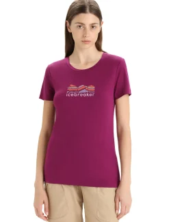 Merino Tech Lite Ii T-Shirt Mountain Geology Damen^Icebreaker Online