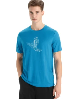 Merino Tech Lite Ii T-Shirt Skiing Yeti Herren^Icebreaker Hot