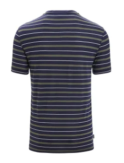 Merino Wave T-Shirt Stripe Herren^Icebreaker Outlet