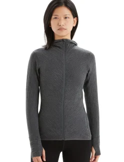 Realfleece® Merino Descender Kapuzenjacke Damen^Icebreaker