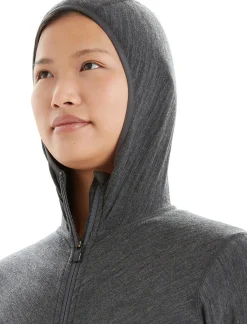 Realfleece® Merino Descender Kapuzenjacke Damen^Icebreaker