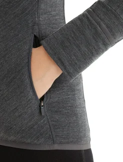 Realfleece® Merino Descender Kapuzenjacke Damen^Icebreaker