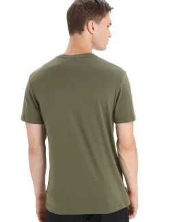 Tencel™ Cotton T-Shirt Natural Logo Herren^Icebreaker Discount
