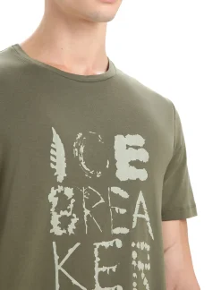 Tencel™ Cotton T-Shirt Natural Logo Herren^Icebreaker Discount