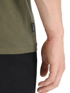 Tencel™ Cotton T-Shirt Natural Logo Herren^Icebreaker Discount