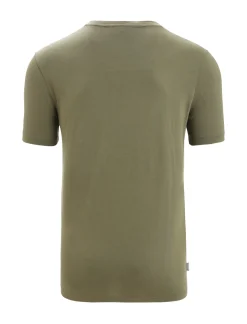 Tencel™ Cotton T-Shirt Natural Logo Herren^Icebreaker Discount