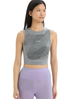 Zoneknit™ Merino Crop Top Geodetic Damen^Icebreaker Sale