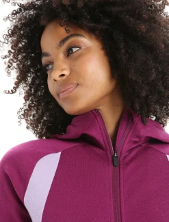Zoneknit™ Merino Zip-Hoodie Damen^Icebreaker Hot