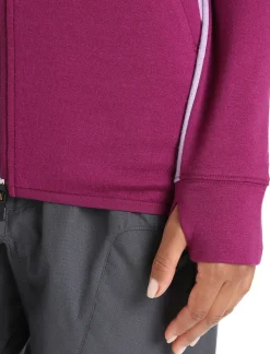 Zoneknit™ Merino Zip-Hoodie Damen^Icebreaker Hot